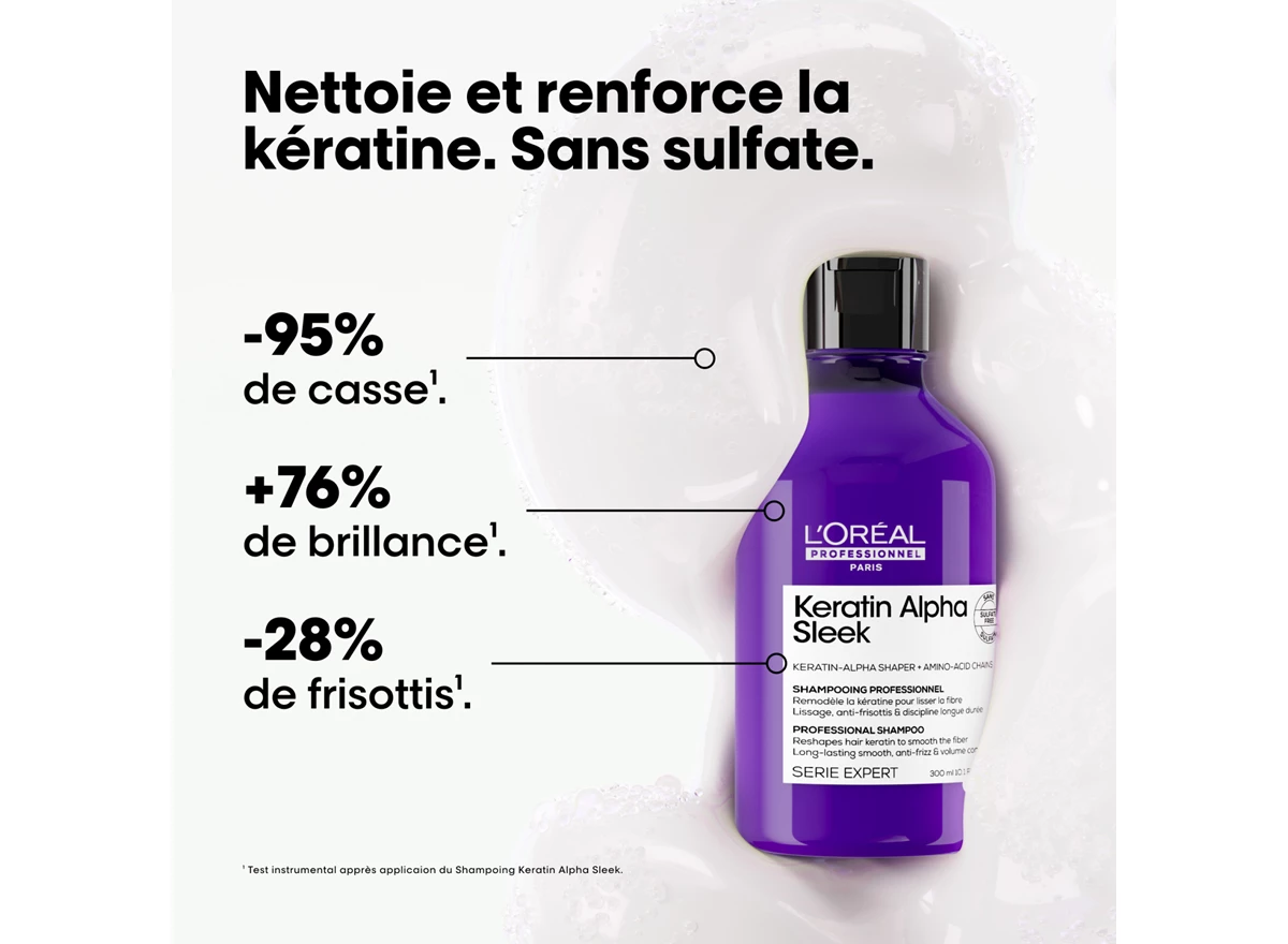 Shampoing Disciplinant Keratin Alpha Sleek 300ml.jpg